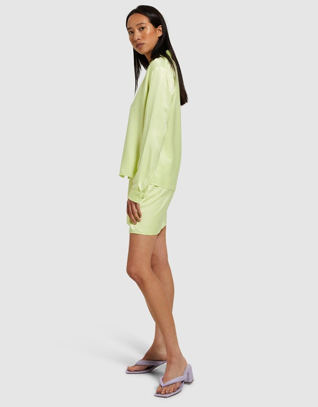 Alice In The Eve - Erin Silky Plunge Shirt