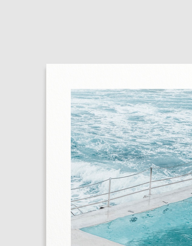 Olive et Oriel - Bondi In Blue II Art Print