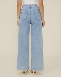 The Fated - Crop Wide Leg Jeans