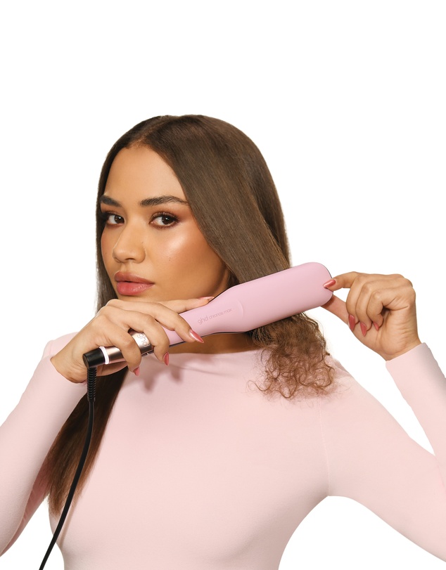 ghd - NEW chronos max Limited Edition Wide Plate Hair Straightener in Dusted Pink