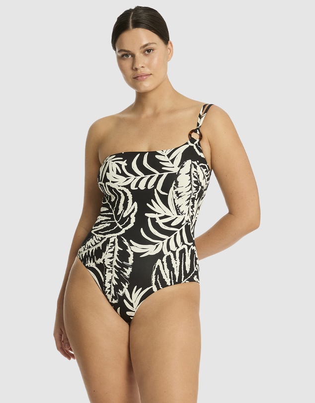 Sea Level Australia - Jungle Book One Shoulder Ring One Piece