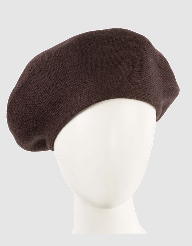 Max Alexander - European Made Chocolate Soft Wool Beret
