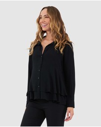 Ripe Maternity - Evelyn Peplum Shirt