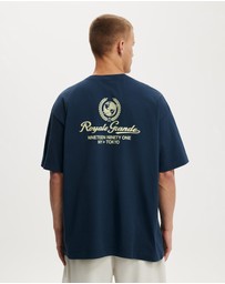 Cotton On - Box Fit Text T-Shirt