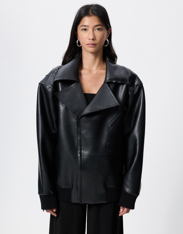 Norma Kamali - Oversized Moto Jacket
