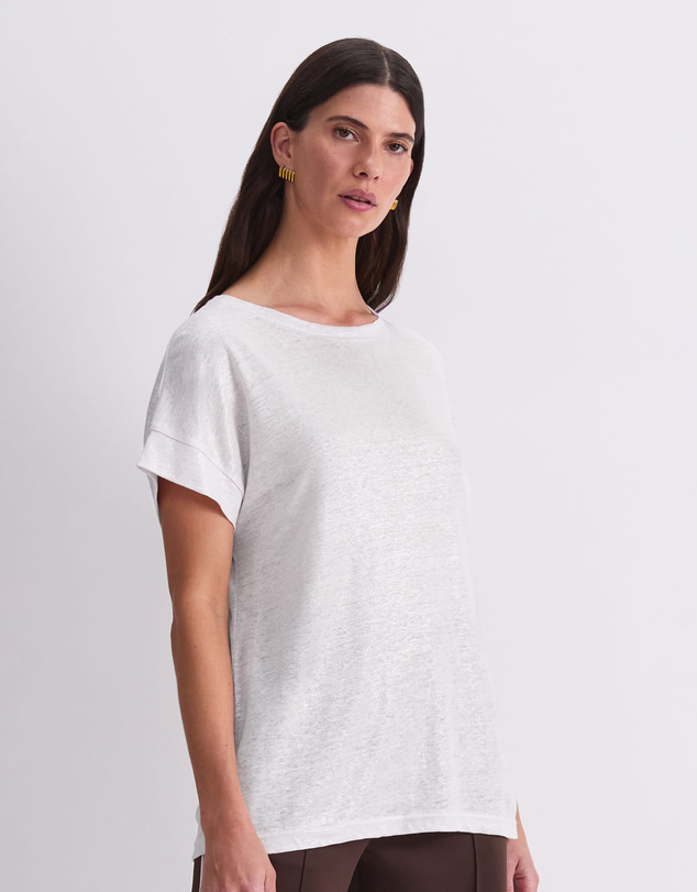 Sportscraft - Tonia Crew Neck Linen Tee