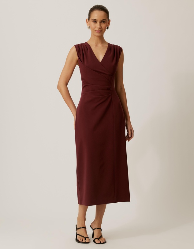 Tussah - Kate Draped Midi Dress