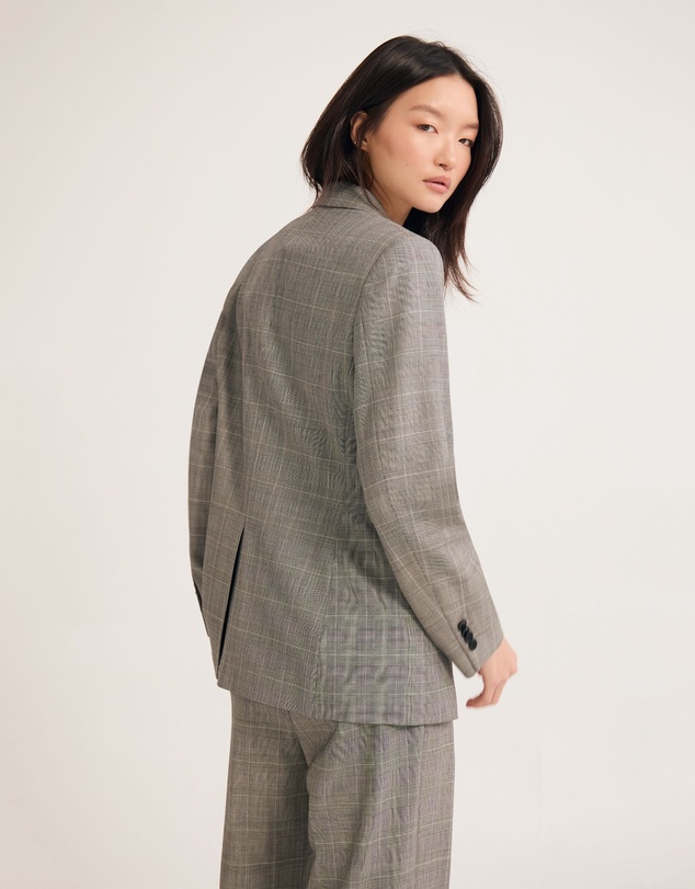 Oxford - Ebony Pure Wool Suit Jacket