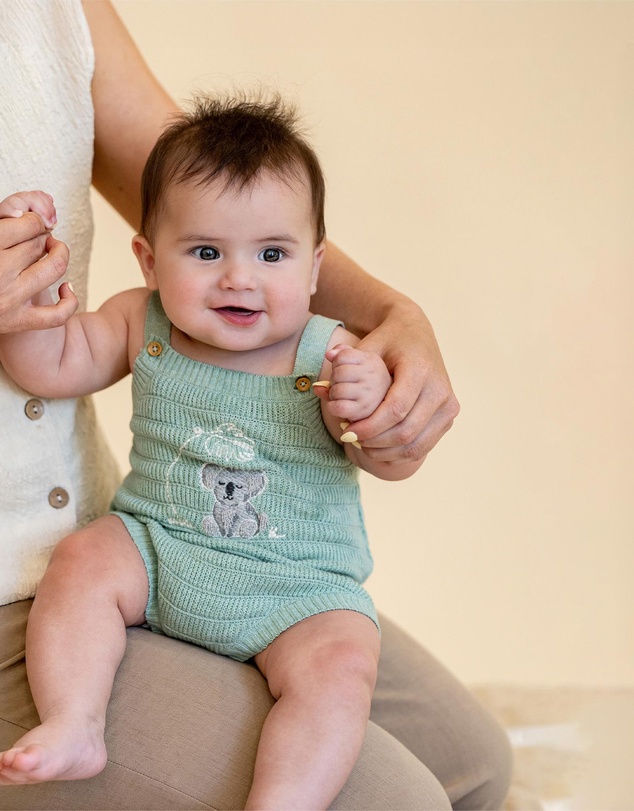 Bebe by Minihaha - Ivan Organic Knitted Koala Bodysuit - Babies