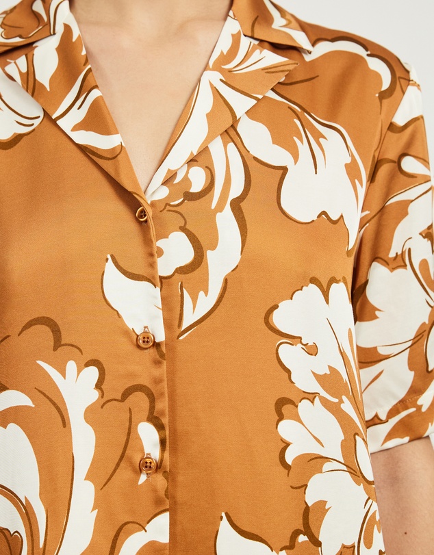 Minima Esenciales - Nila Printed Resort Shirt