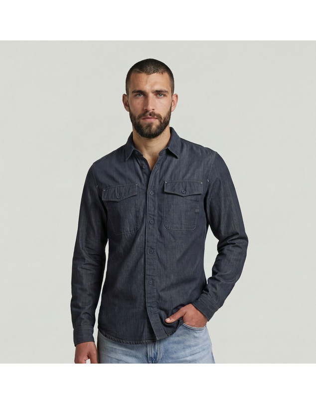 G-Star - Marine Slim Shirt l\s