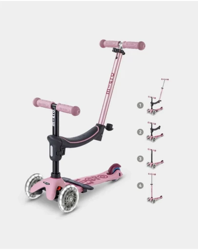Micro Scooters - Micro Mini2Grow Deluxe All-In-One Scooter LED