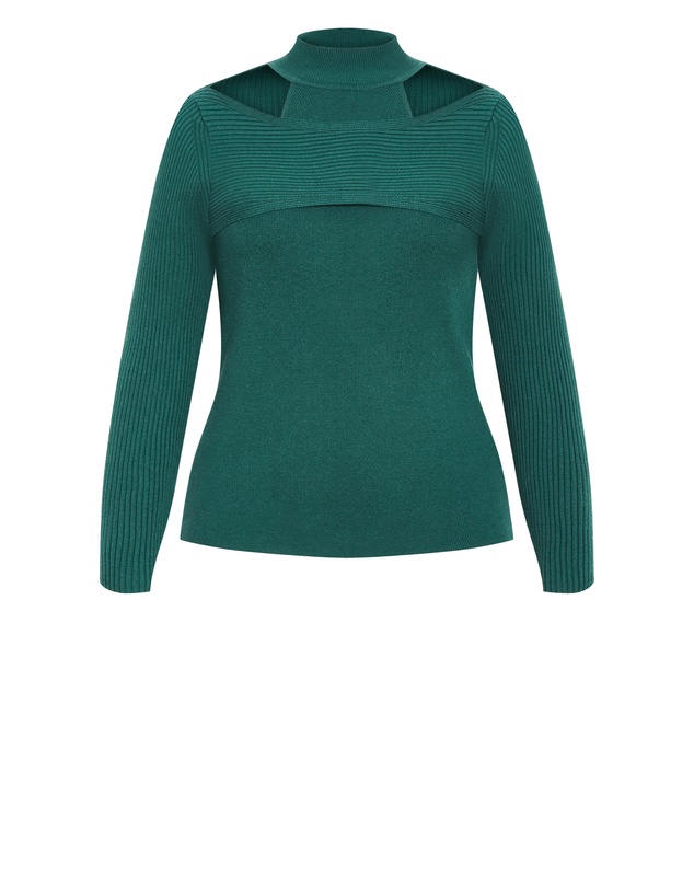 City Chic - Remi Cut Out Jumper