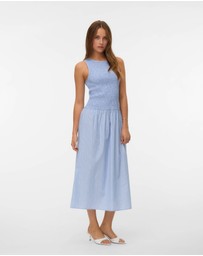 Vero Moda - Leya Stripe Midi Dress