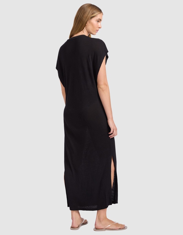 Seafolly - Slub Linen Batwing T-Shirt Dress