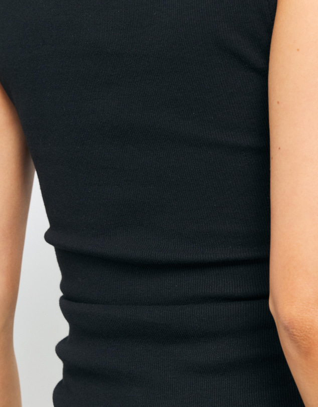 AERE - Cotton Ruched Tank