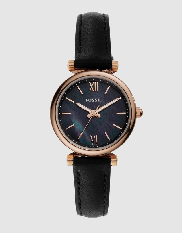 Fossil - Carlie Mini Black Analogue Watch ES4700