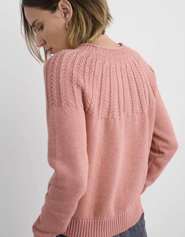 Seasalt - Seasalt Cornwall Pink Stone Chat Jumper