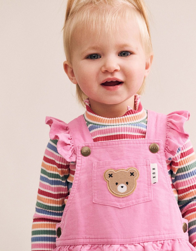 Huxbaby - Tutti Frutti Stripe Rib Skivvy - Babies-Kids