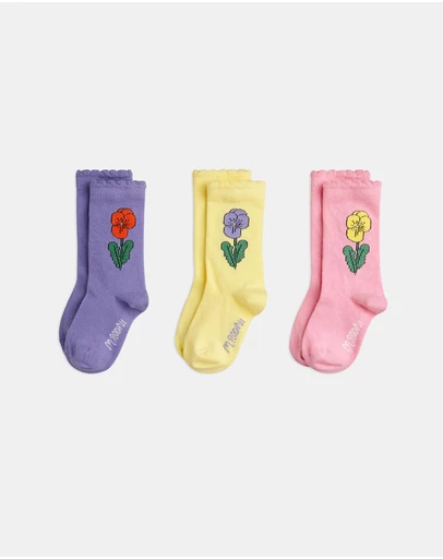 Mini Rodini - Violas 3-Pack Socks
