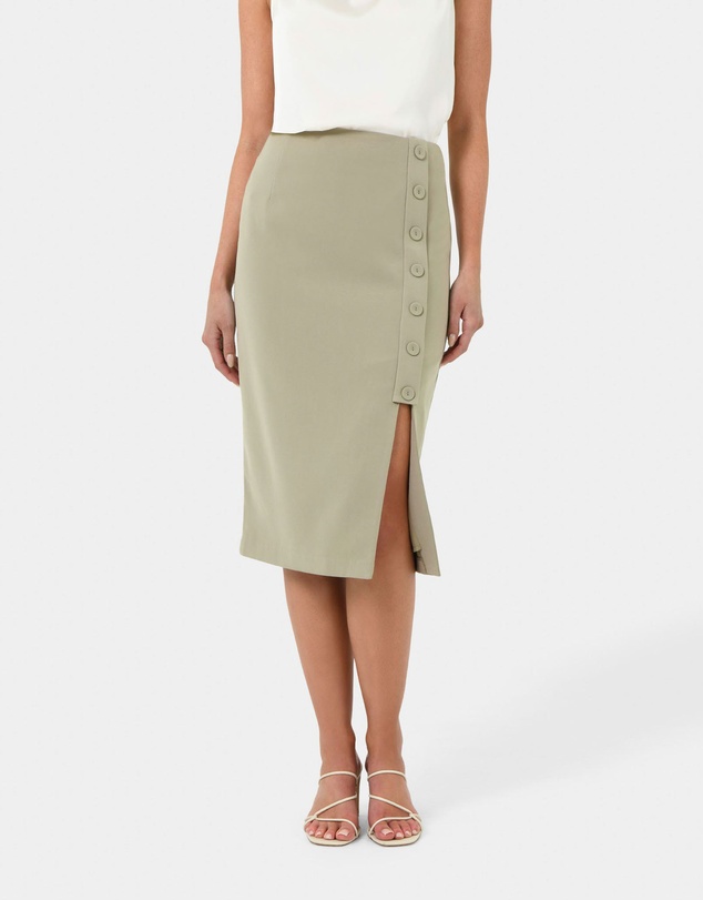 Forcast - Ace Side Button Skirt