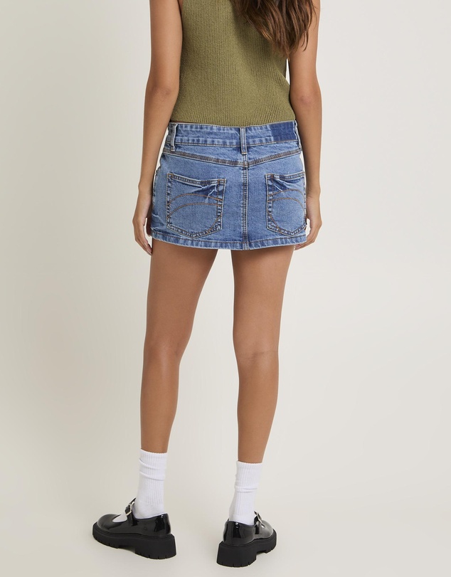 Insight - Niche Denim Mini Skirt