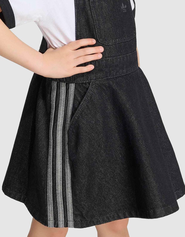 adidas Originals - Denim Dungarees Dress - Kids-Teens