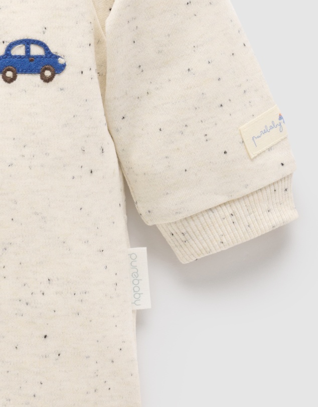 Purebaby - Thick Henley Bodysuit -Kids-Babies