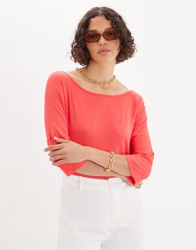 Amelius - Ottavia Three Quarter Batwing Tee