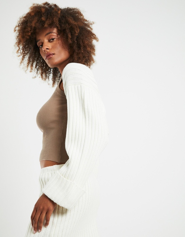 Subtitled - Ezra Oversized Knit Shrug