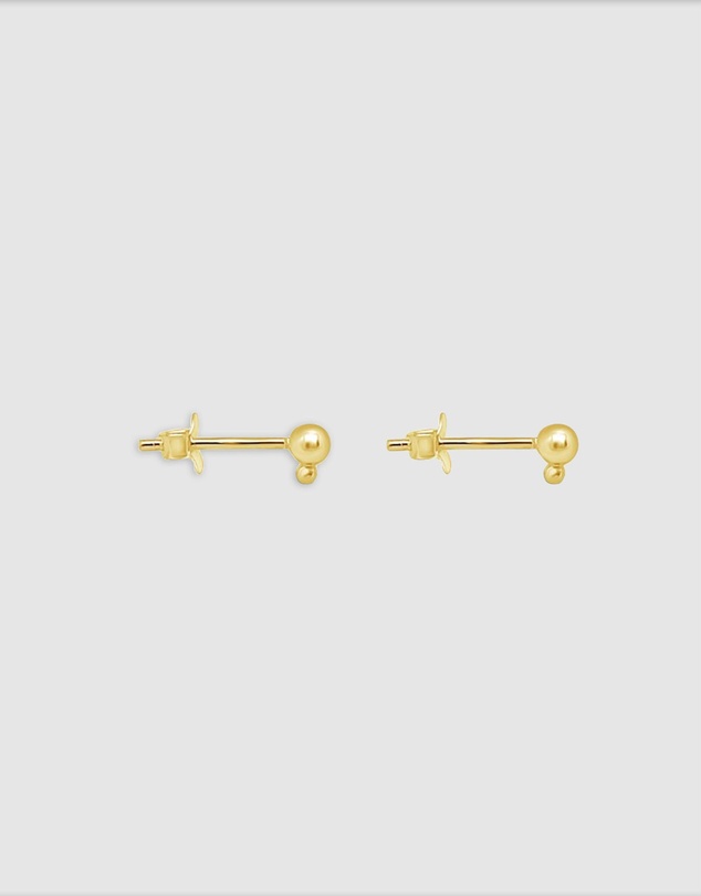 Ichu - Tiny Details Studs Gold