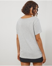 Atmos&Here - Organic Cotton Scoop Neck Tee