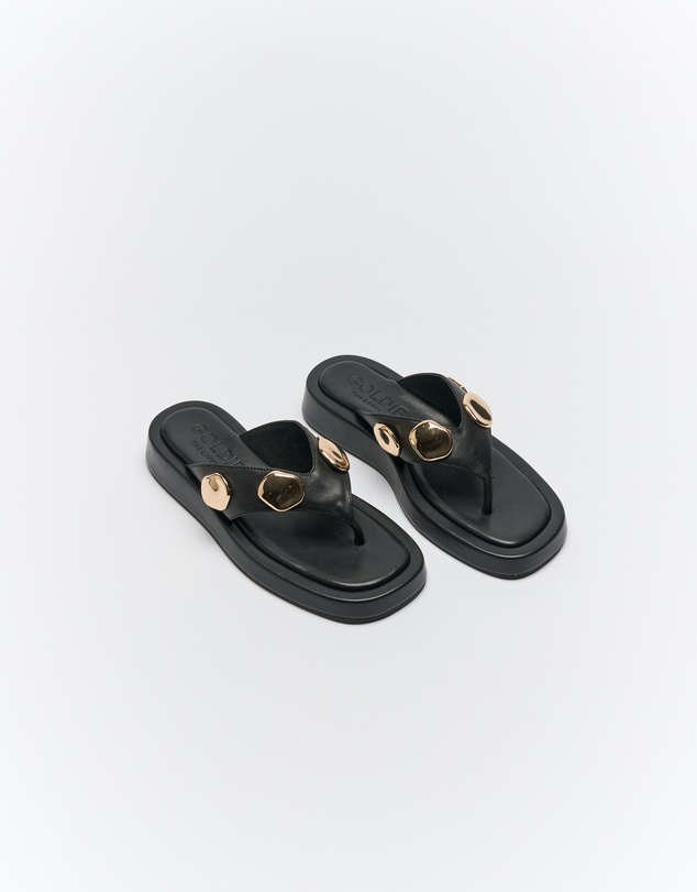 Goldie The Label - Boston Leather Slide