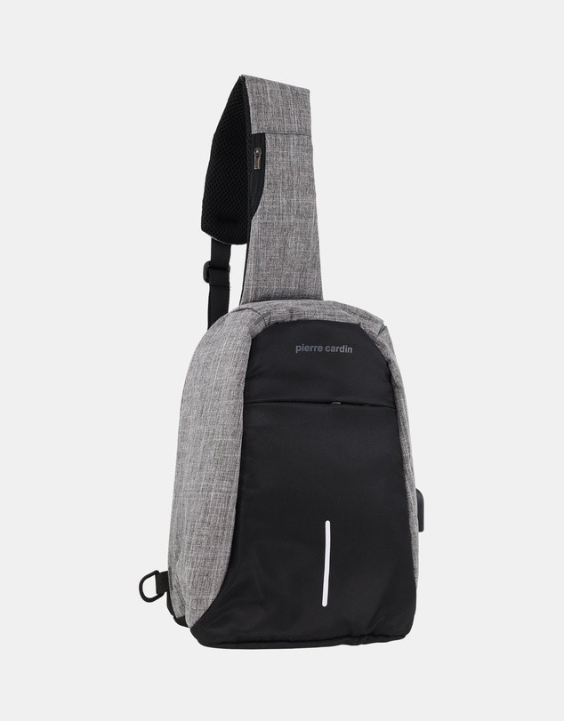 Pierre Cardin - Pierre Cardin Men's Nylon Sling Bag