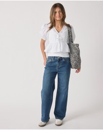 Decjuba Kids - Ellie Tie Front Shirt - Teens