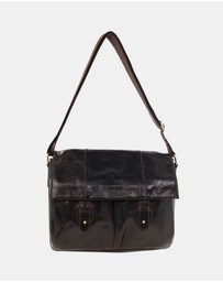 Pierre Cardin - Pierre Cardin Men's Rustic Messenger/Computer Bag