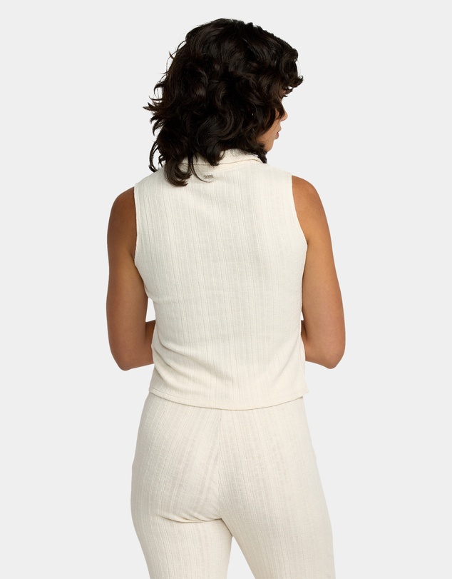 RVCA - Womens Ava Polo Tank Top