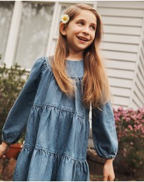 Country Road - Denim Tiered Dress
