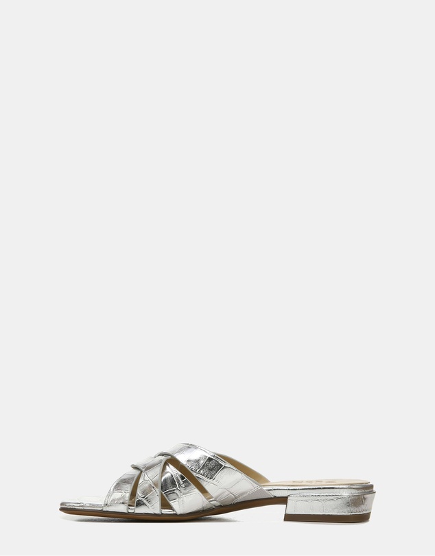 Naturalizer - Ashford Slide - Silver Croc