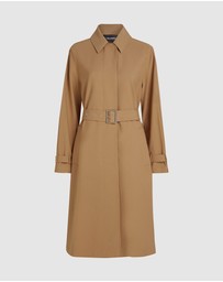 Karl Lagerfeld - Pleated Trench Coat