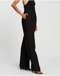 AERE - Straight Leg Linen Pants