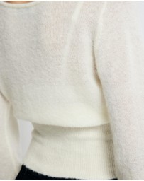 Lover - Vespera Alpaca Blend Sheer Jumper