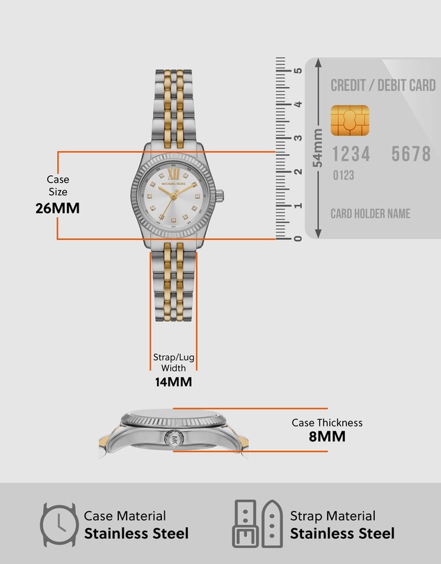 Michael Kors - Lexington Two Tone Analogue Watch