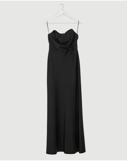 Revibe - Repaired CHANCERY Jada Strapless Corset Maxi Dress - AU 12