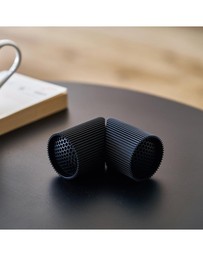 Lexon - Lexon Ray Set Of Magnetic Bluetooth Speakers - Black