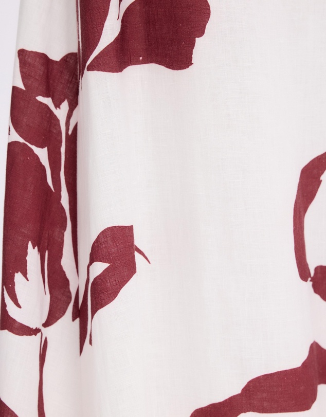 Minima Esenciales - Marlowe Linen Strapless Maxi Dress