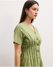 The Fated - Stella Tucked Mini Dress