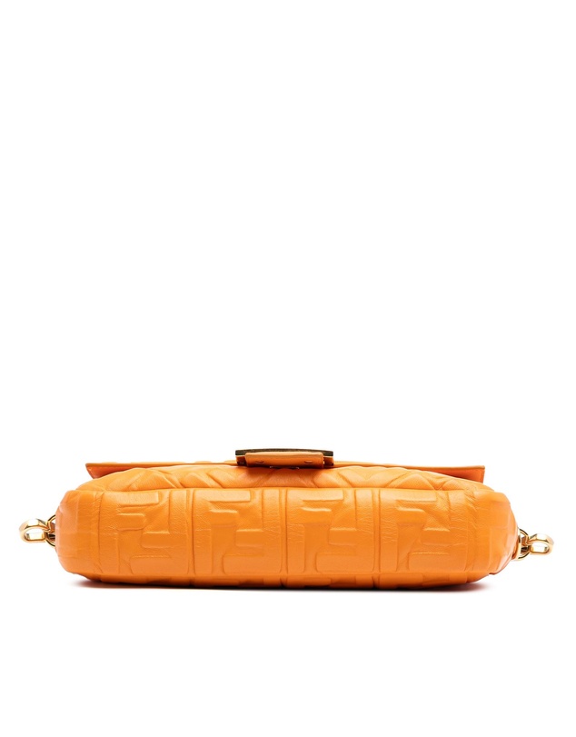 Pre-Loved by Azura Reborn - Pre-Loved Zucca Embossed Leather Baguette Satchel