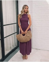 Esther & Co - Balayage Dress - Wine