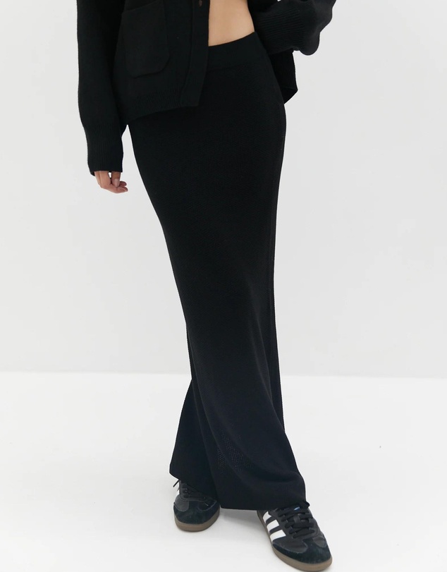 Style Addict - Knit Maxi Skirt
